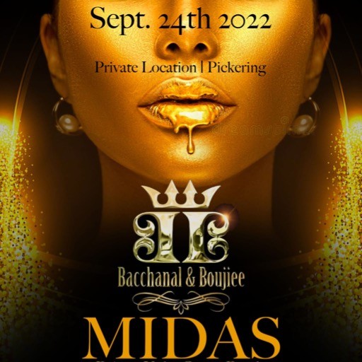 Bacchanal & Boujiee presents "MIDAS" You must wear GOLD