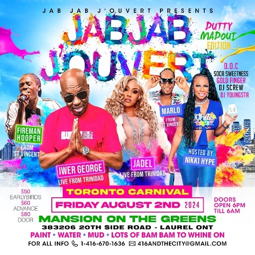 STINK & DUTTY JOUVERT (TORONTO CARNIVAL FRIDAY)