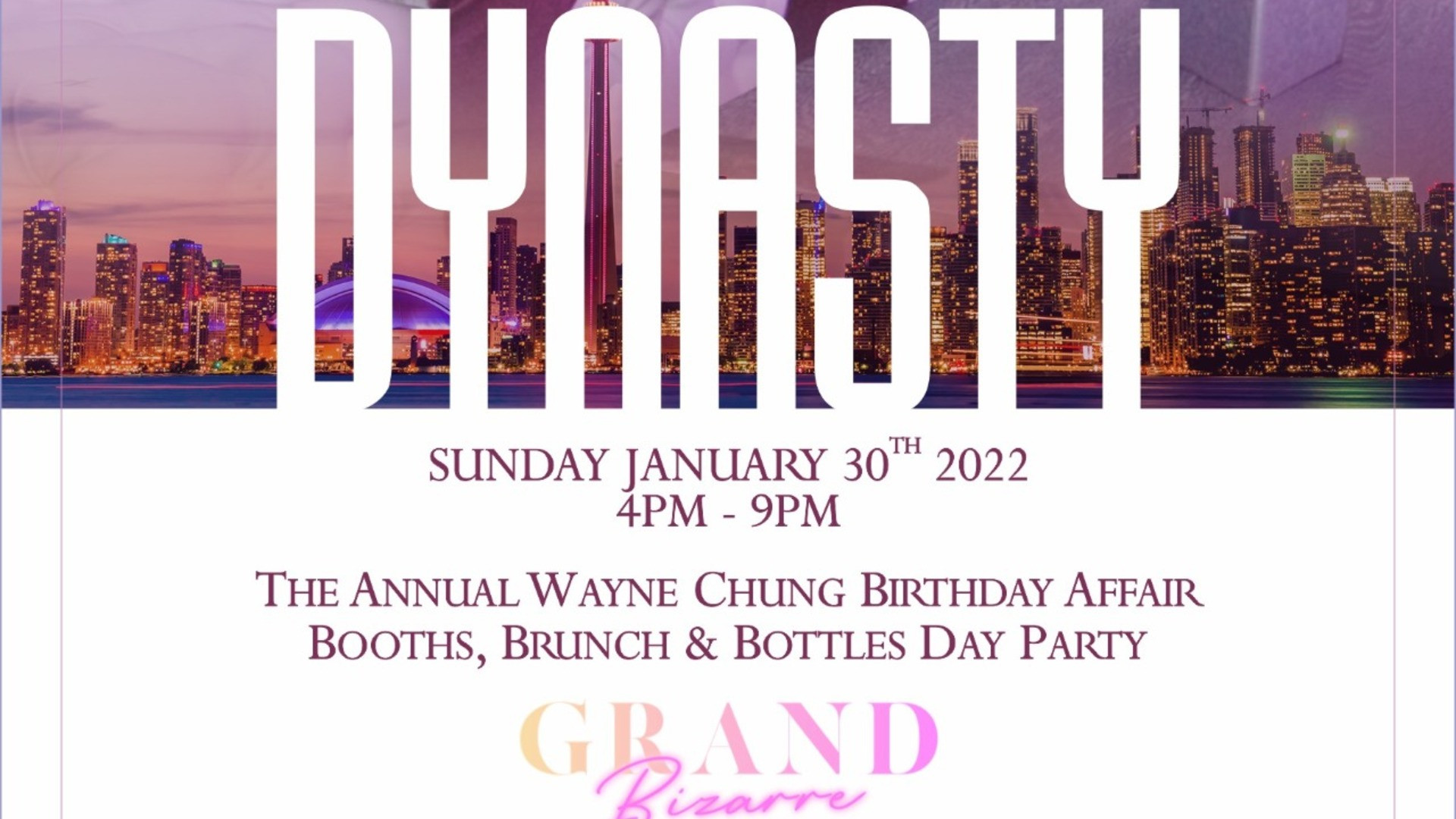 Dynasty Wayne Chung Birthday Affair