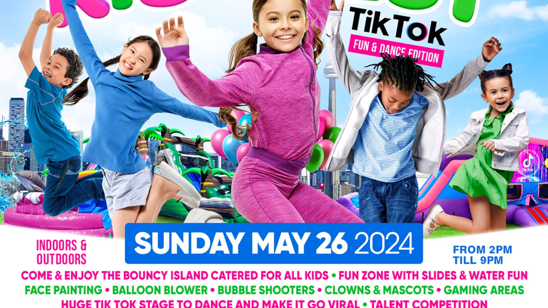 The Ticketport Kids Fest 2024 Toronto TIKTOK Fun & Dance Edition