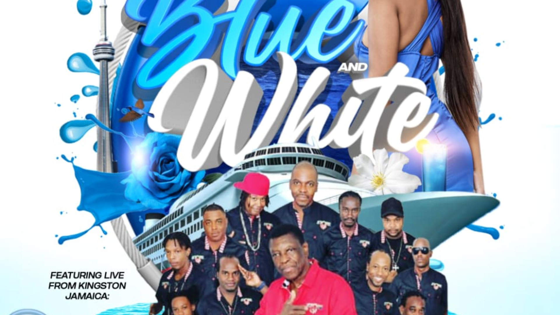 Blue and White Boat Ride - Caribana Monday