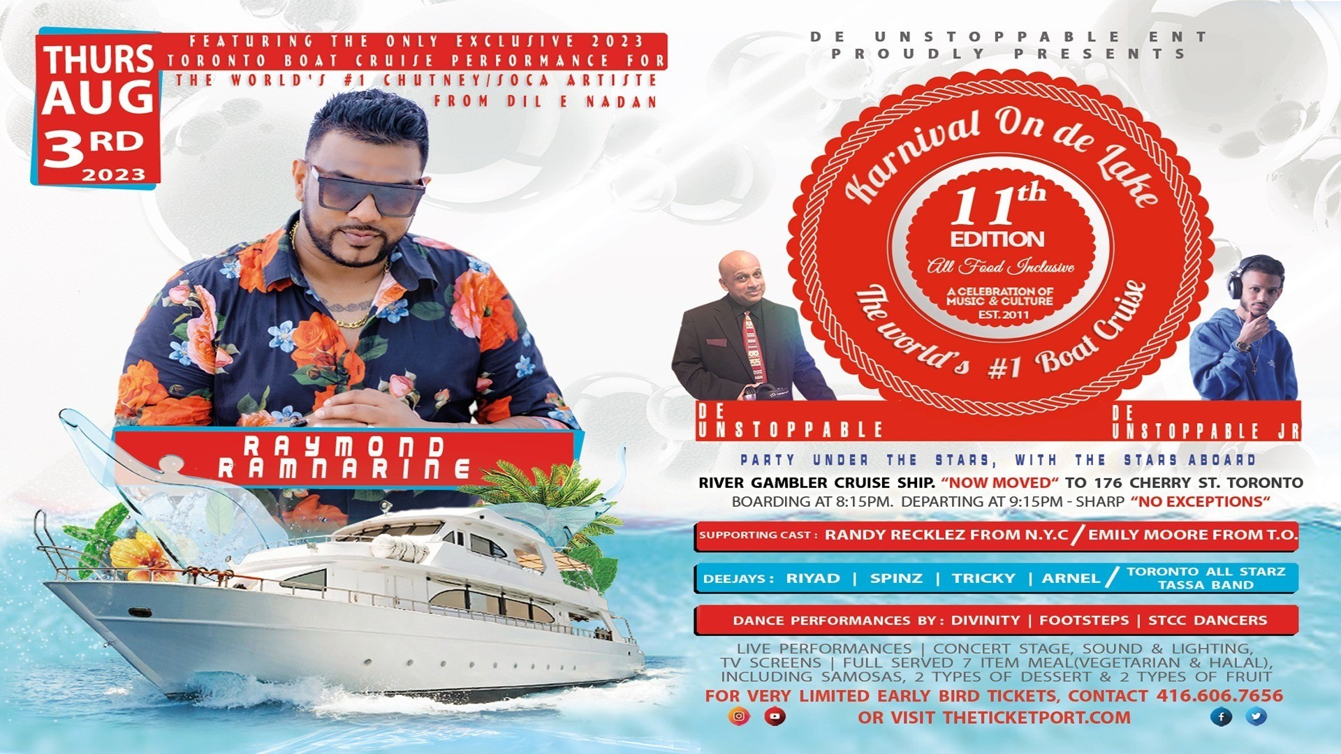 DeUnstoppable Ent Presents Karnival On De Lake 2023