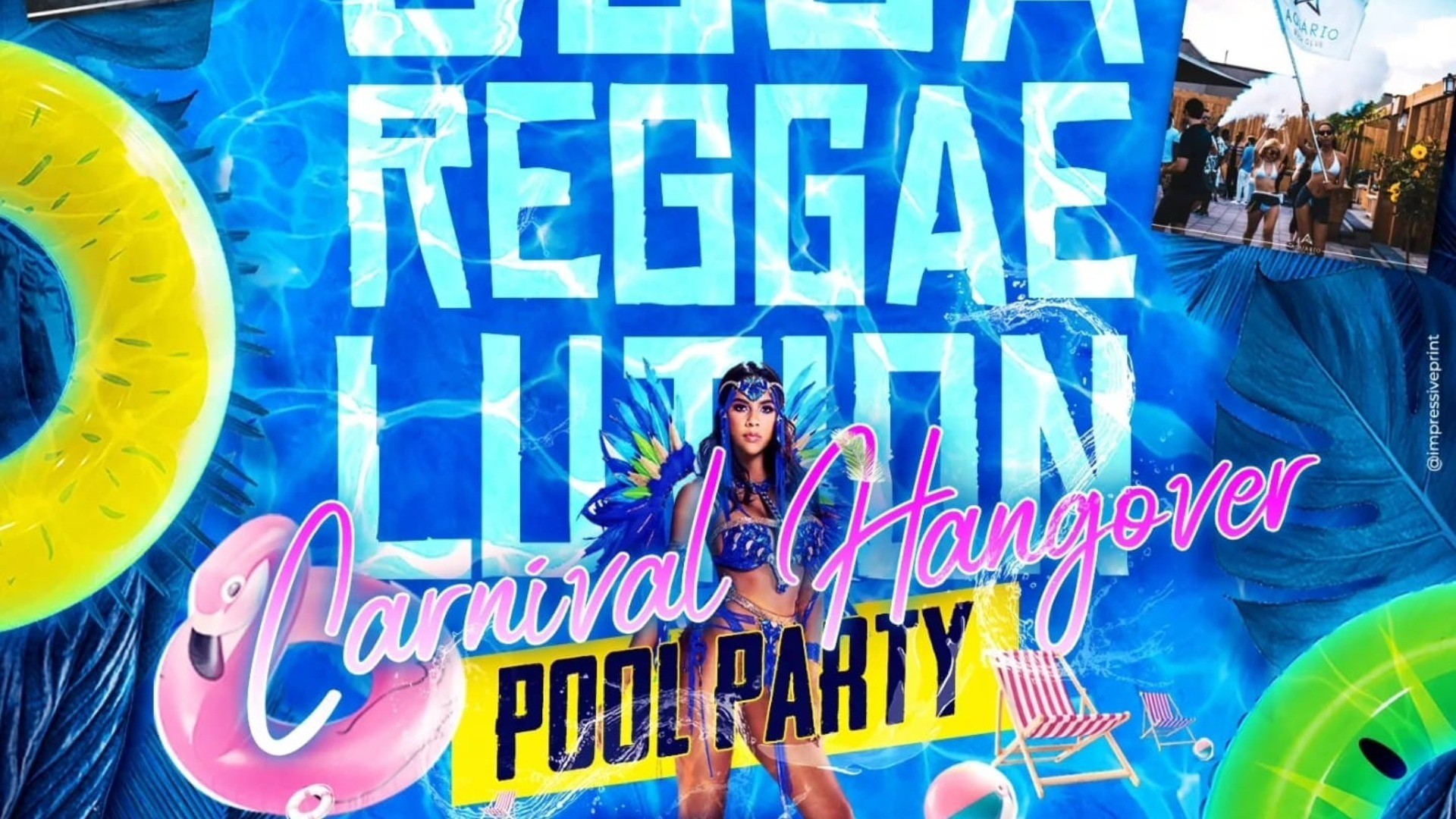 Soca Reggaelution - Carnival Hangover Pool Party