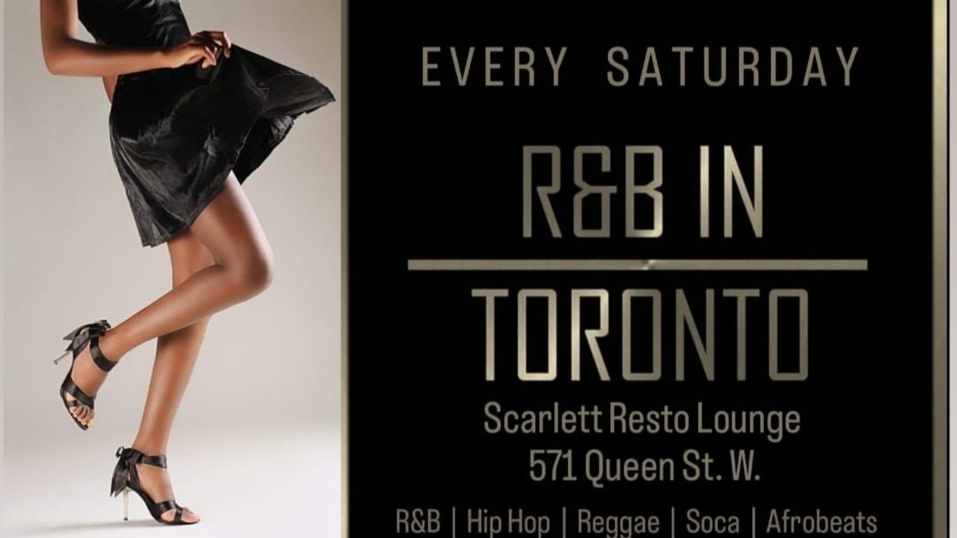 R&B IN TORONTO SATURDAYS | UPSCALE VIP PARTY | SCARLETT RESTO LOUNGE